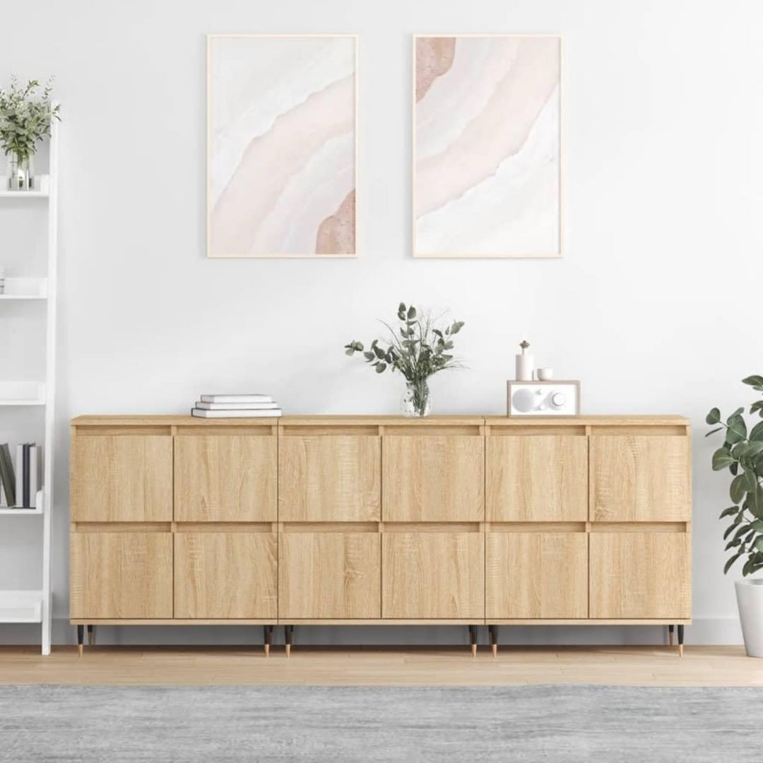 Buffet fonctionnel gris clair
