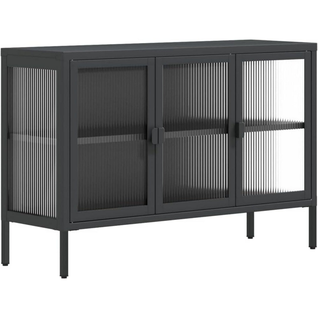 Buffet gris fonce 105 x 35 x 70 cm
