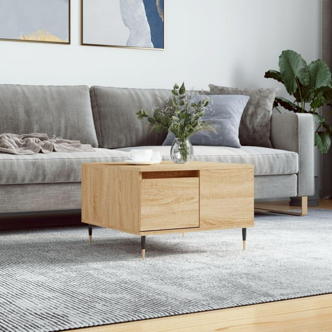Table basse gris clair 55 x 55 x 36.5 cm