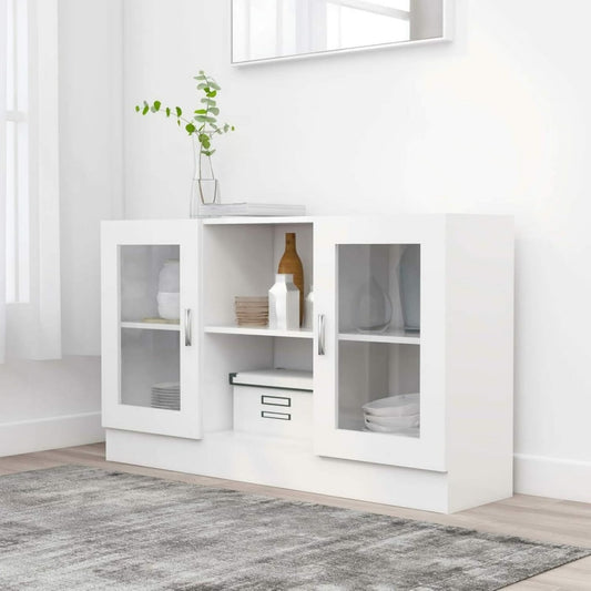 Vitrine gris clair, 120 x 30.5 x 70 cm, mural