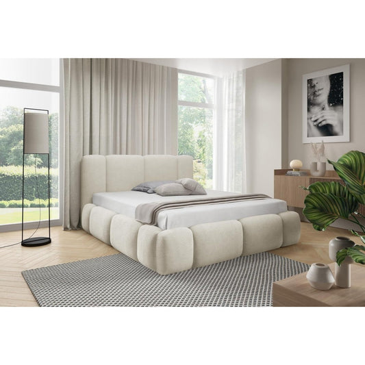 Nouveau lit en metal et tissu