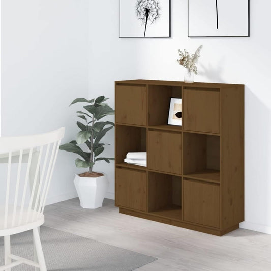 Buffet gris clair 110.5 x 35 x 117 cm