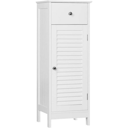 Fonctionnel meuble de rangement en MDF gris clair pour piece a vivre