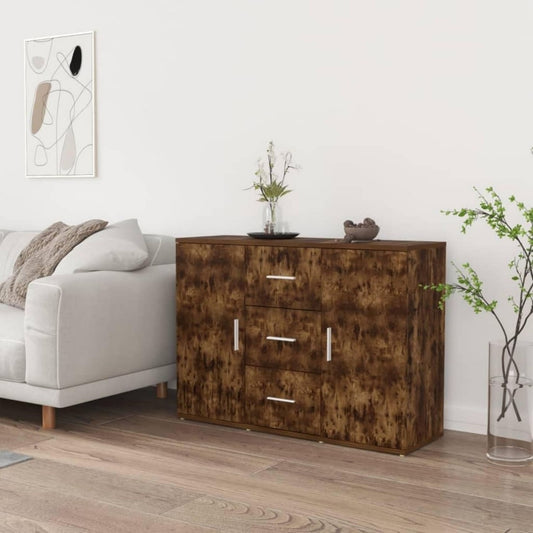 Fabrication durable, buffet gris clair en bois