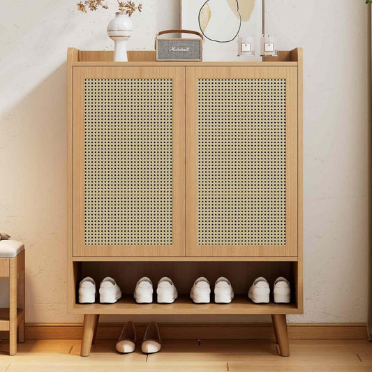Marron commode en bois massif design moderne