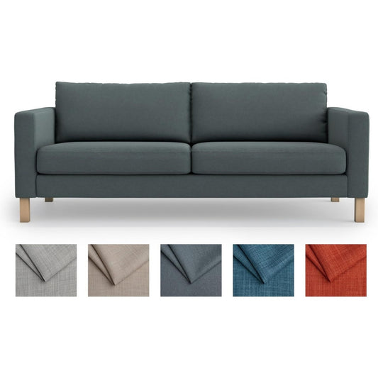 Housse de canape minimaliste gris fonce