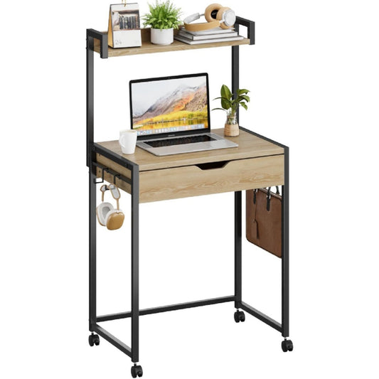 Bureau gris clair 63.6 x 41.7 x 118.2 cm