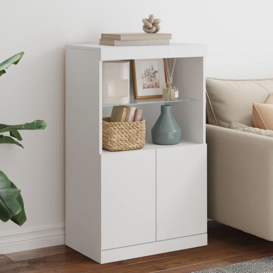 Buffet gris clair fonctionnel securite renforcee