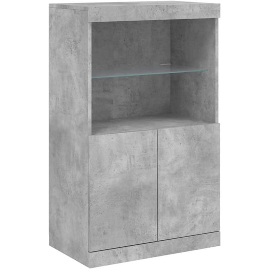 Buffet gris 60 cm, de style moderne