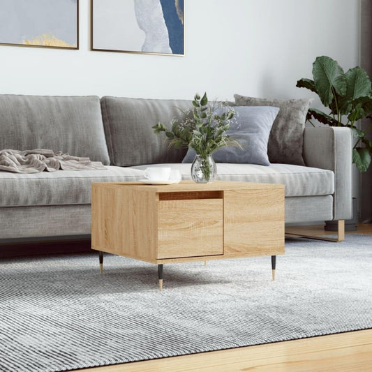 Table basse gris clair 55 x 55 x 36.5 cm