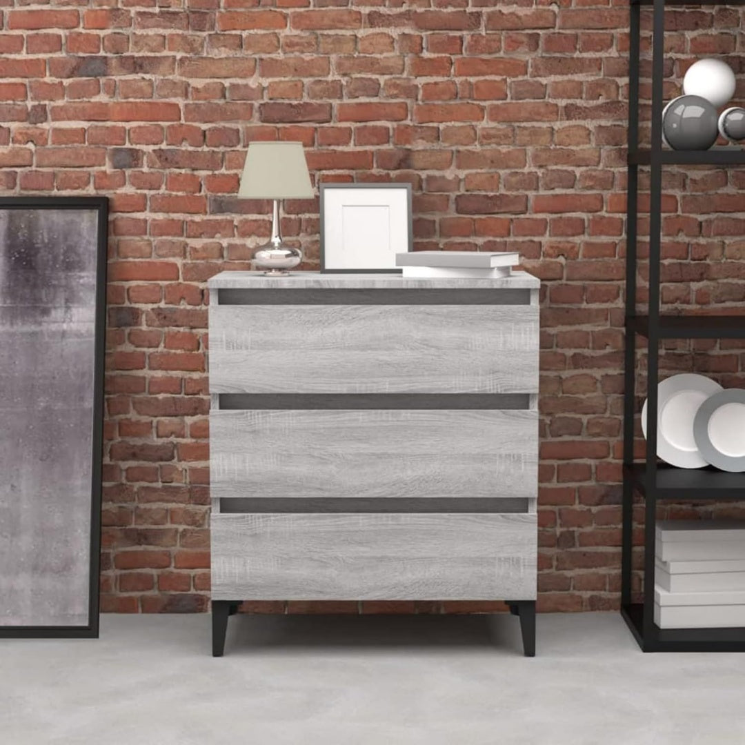 Commode rangement rose 3 tiroirs moderne