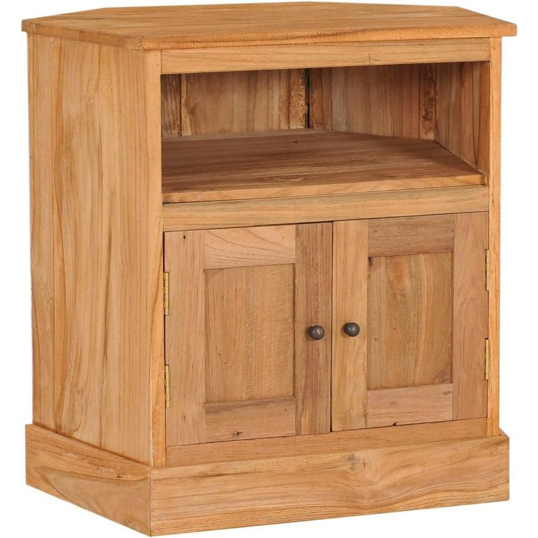 Orange buffet esprit rustique avec 2 portes et 1 etagere