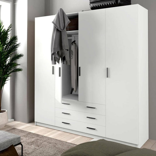 Armoire gris clair en panneau de particules robuste